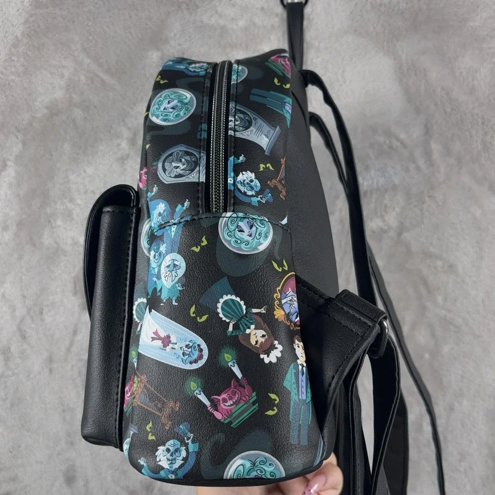 Loungefly Disney Haunted Mansion Welcome Foolish Mortals Mini Backpack Bag